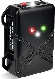 Rodent Repellent for Cars Battery Operated Ultrasonic Mice and Rat Deterrent with LED Flashlights, Wireless Under Hood Animal Repeller Pest Control Device for RV, Truck, and Vehicle Engine Protection
