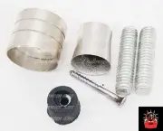 Silver Brass Spare Tip Pipe Rubber Stud Only for Wood Cane Walking Stick Parts