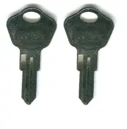 (2) Sentry Safe Keys Precut To Code 3A2 Model 1100 & More