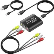 RCA to HDMI Converter, GINGIN 1080p/720p AV Converter for...