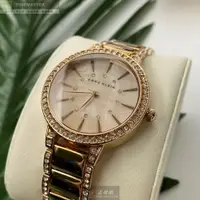 在飛比找ETMall東森購物網優惠-AnneKlein 安妮克萊恩女錶 34mm 玫瑰金圓形精鋼