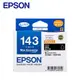 【現折$50 最高回饋3000點】 EPSON 143高印量XL墨水匣 T143151 (黑色雙包裝)