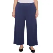 Alfred Dunner Nantucket Doubleface Jersey Knit Ankle Pant Plus Size 89804WB
