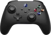 MOMEN 2.4G PC Gaming Controller Wireless with Hall Effect Joysticks & Triggers, PC Game Controller for Windows/Android/Steam Deck/iPhone/Switch, Bluetooth Gamepad with 8 RGB Colors/Turbo/Back Paddles