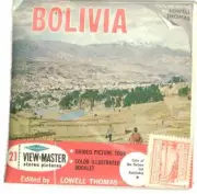 BOLIVIA South America with stamp 3d View-Master 3 Reel Packet NEW SEALED