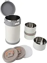 Vacuum Lunch Box Thermal Food Container Easy Microwave Safe Anti Spill 3 Tier 304 Stainless Steel School Picnic (Jiawuw20fz5i7ys-11)
