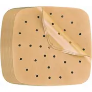 Air Fryer Liners,100pcs 8.5 inch- Air Fryer Parchment Paper Air Fryer Accessories,Square Airfryer Liner Paper, H HOME-MART Heavy Duty Perforated Parchment Paper Air Fryer Paper for Steaming Basket