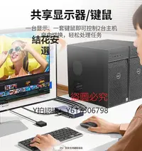 在飛比找Yahoo!奇摩拍賣優惠-切換器 綠聯2.1HDMI kvm切換器二進一出一套鍵盤鼠標