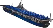 Dickly 1/400 Paper Sailboat Ship Kits, DIY Assembly Model Boat Kits for Men Women Kids Adults Teens