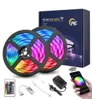 RC Smart Led Strip Lights, 32.8ft Led Lights Music Sync, Works with Alexa
