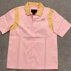 Air Jordan Shirt Women XS Pink Jumpman FLIGHT CLUB MJ Stitch Bowling Streetwear