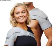 ZENKEYZ Shoulder Brace for Torn Rotator Cuff Unisex Size L/XL Gray Compression