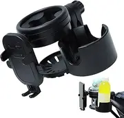 Arrovarp Stroller Cup Holder | Shockproof Anti-Spill Cup Holder - Lightweight Baby Stroller Organizers for Motorcycle, Bicycles, Hiking, Travel, Outdoor
