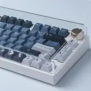 Hyekit Premium Acrylic Clear Cover Protector for 75% Mechanical Keyboard - Anti-Cat Dust Cover for Nj80/GMMK Pro/Keychron Q1/MOD007 (12.598'' x 5.31'' x 0.90'')