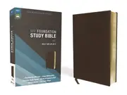 Niv Foundation Study Bible Leathersoft Brown Red Letter by Zondervan Paperback Book