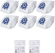 6-18x Vacuum Cleaner Bags for Miele FJM Hyclean 3D GN C2 C3 S2 S5 S8 S5211 S5210 (6 Bags + 4 Filter)