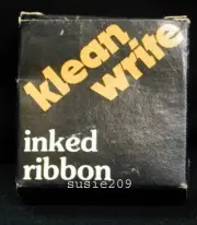 Klean Write Inked Ribbon - Black & Red Cotton Ribbon Reorder Number BR40