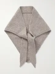 [Magda Butrym] Magda Butrym - Cashmere Head Scarf - Beige - One size One size Neutrals