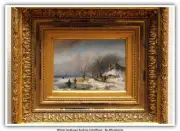 Winter landscape Andreas Schelfhout