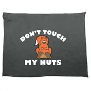 Dont Touch My Nuts Squirrel - Funny Novelty Soft Sport Microfiber Towel