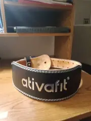 Ativafit Weight Lifting Belt Quick Locking Gym for XL Black