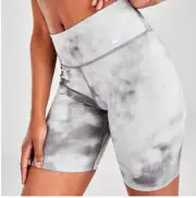 NWT Nike Icon Clash Biker Womens Size XS DRI-Fit Active Shorts Grey Clouds $45