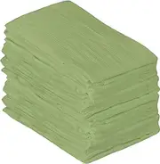 Hemi Home Flour Sack Kitchen Towels (Sega Green, 12 Pack), 100% Cotton 28 x 28 Inches Cloth Napkins, Multi Purpose Dish Cloth | Tea Towels | Kitchen Towels…