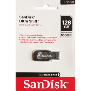 【SanDisk】Ultra Shift USB 3.0 隨身碟 CZ410 台灣公司貨 32G 64G 128G