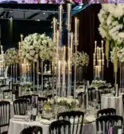 10PC Acrylic 8 arms Candlestick Holder Wedding Candelabra wedding centerpiece