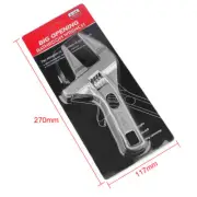New 6-68mm Wide Adjustable Large Spanner Wrench Hand Nut Opening Pipe Tool Jaw