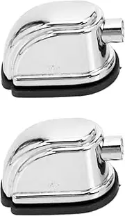 QUMIIRITY 2pcs Durable Snare Drum Lugs Connector Silver Drum Set Parts Accessories