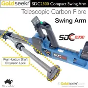 GoldSeekr Compact Telescopic Carbon Fibre Swing Arm for Minelab SDC2300