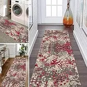 Bedroom Carpet Narrow Runner Rugs, Washable Hallway Non-Slip Backing Area Rug Mats 1m 1.5m 2m 2.5m 3m 3.5m 4m 4.5m 5m 6m Long Carpet for Living Room Laundry Room Kitchen(2ft×13.1ft/60×400cm)