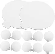 BEBEMOKO 100Pcs Food Grade Cake Display Bases Thickened Paper Cake Boards for Birthday Wedding and Party Desserts for DIY Baking and Displaying