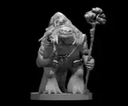Tortle Druid for D&D Dungeons and Dragons Pathfinder DND Mini