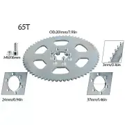 65T 37mm #35 Chain Rear Sprocket Cog w/ Bolts for Mini Go Kart ATV Quad Buggy