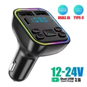 Wireless Bluetooth Car Kit FM Transmitter Radio Handsfree MP3 Player/USB Charger