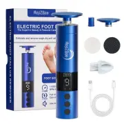 11000 RPM Rechargeable Electric Foot Callus Remover with 2Glass Sander Discs ...