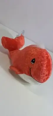 Enesco 1998 Precious Moments Tender Tails red Whale Watch Plush Toy