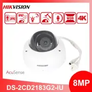 Original Hikvision 4K DarkFighter AcuSense Mic PoE IP Camera DS-2CD2183G2-IU