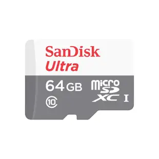 SanDisk Ultra microSD UHS-I 記憶卡 32G 64G 100MB/s 白灰卡 SD卡 SD01