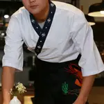 中性 HAPPI SUSHI CHEF 大衣 CHEF JACKET SERVING SHORT 和服壽司店日本酒店制服