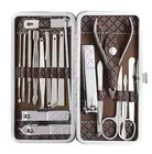 18 Pieces Manicure Kit, Pedicure Tools for Feet, Nail Clipper, Ear Pick Tweezers