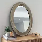 Classic Oval Baroque Gold Framed Wall Decor Mirror Beveled Edge Accent Mirrors