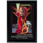 Sam J Jones The Flash Signed Movie Poster 1 Framed