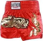 CAMBOS MMA Shorts, Muay Thai, Martial Arts, Cage Fight, BJJ, Boxing, Grappling Fighting Shorts for Men Women Kids(Red 4,Small)
