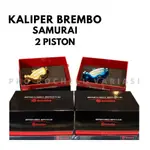 NISSIN BREMBO SAMURAI 卡鉗 2P 2 活塞右通用不帶支架 NISIN BREMBO SAMURAI