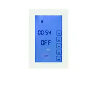 Radiant GTSW-CD-V Glass Fronted Touch Screen Countdown Timer Vertical Mounted - White