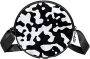[FVQL] Round Crossbody Bag Purse Messenger Bag Shoulder Bag, camo pattern