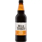 Wild Turkey Original & Cola Long Serve Bottle 510mL